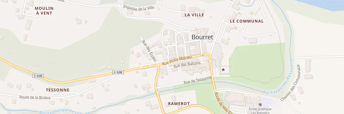 Plan du 5001 Bourret à Bourret