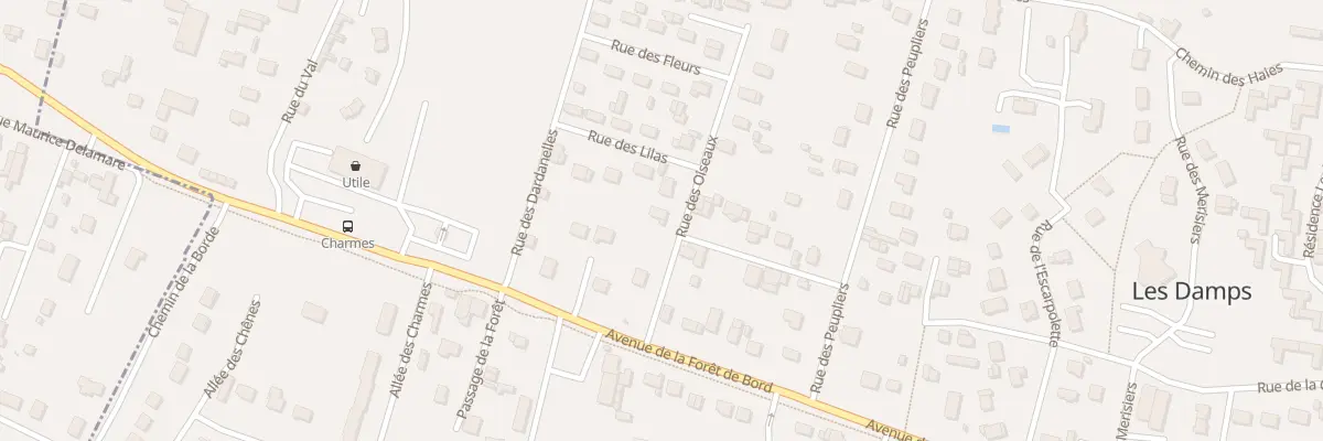 Plan du 9 Rue des Oiseaux aux Damps