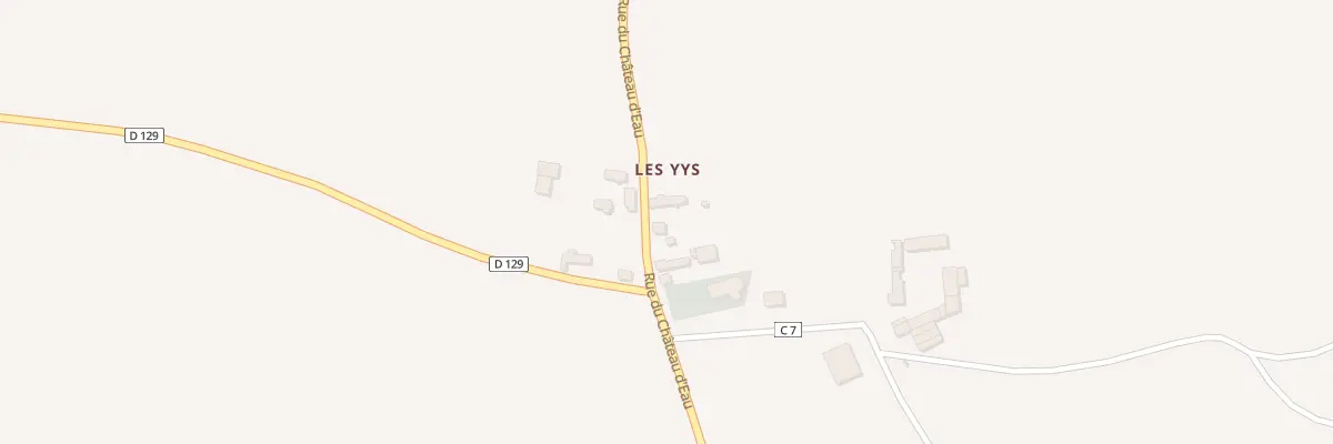 Plan du 8 Les Yys aux Corvées-les-Yys