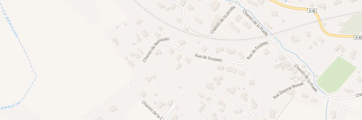 Plan du 4 Rue de Soupets à Lasserre-Pradère