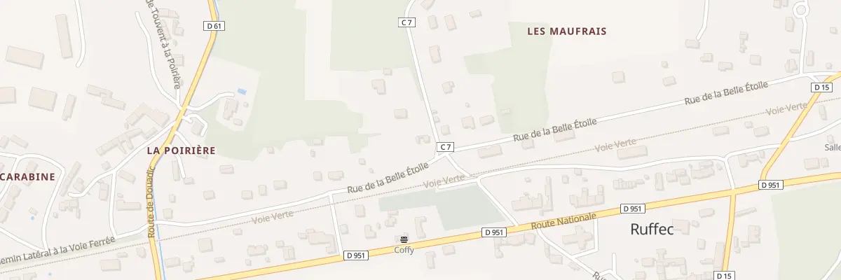 Plan du 27 Les Maufrais à Ruffec