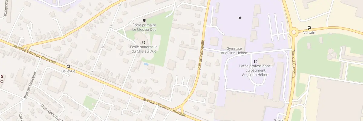 Plan du 13 Rue de Netreville à Évreux