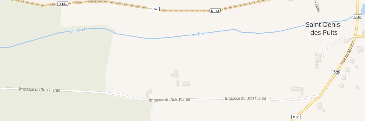 Plan du 4 Imp du Bois Plante à Saint-Denis-des-Puits