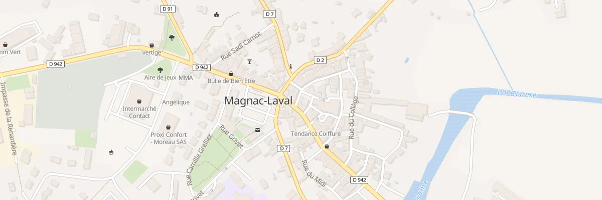 Plan du 3 Pl Jean Fayaud à Magnac-Laval