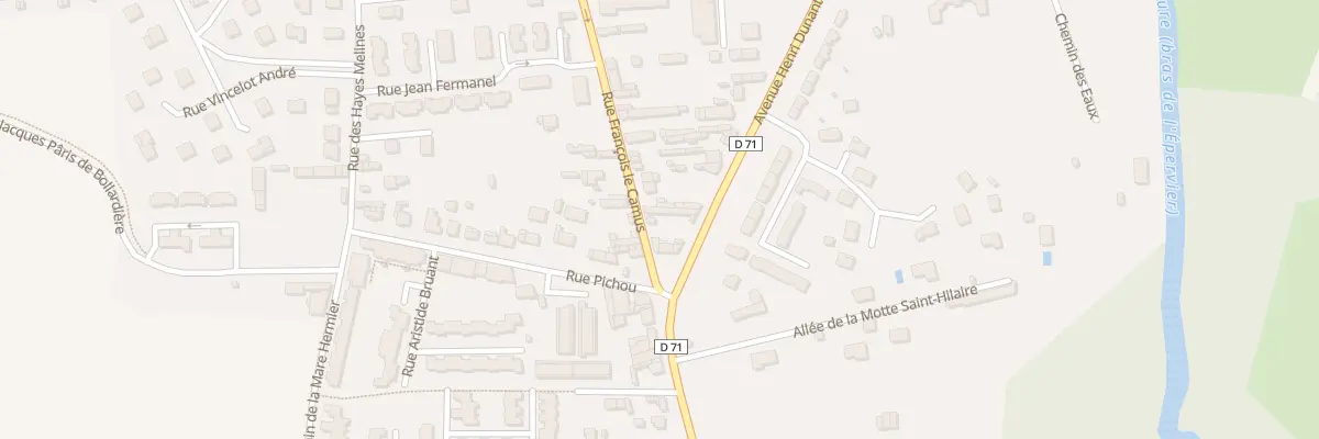 Plan du 44 Rue François le Camus à Louviers