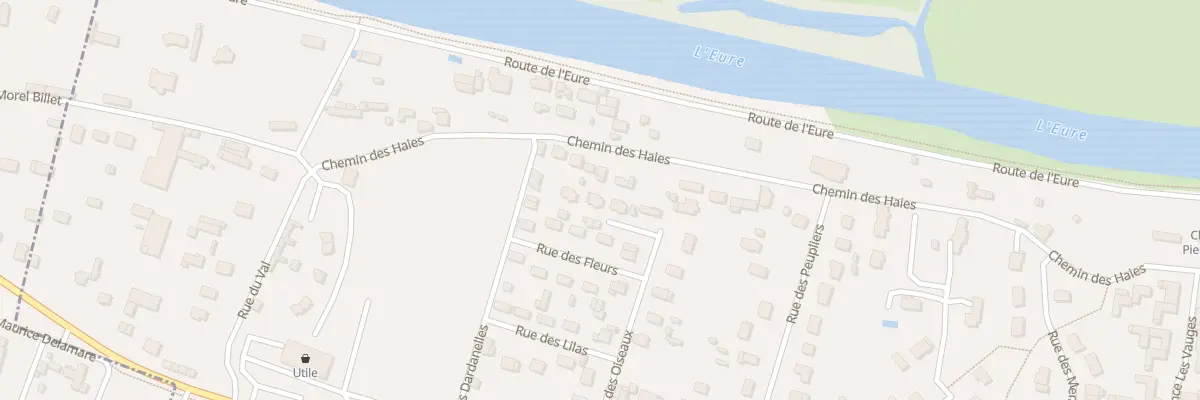 Plan du 3A Rue des Oiseaux aux Damps