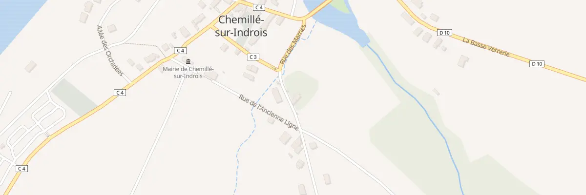 Plan du 3 Rue des Marnes à Chemillé-sur-Indrois