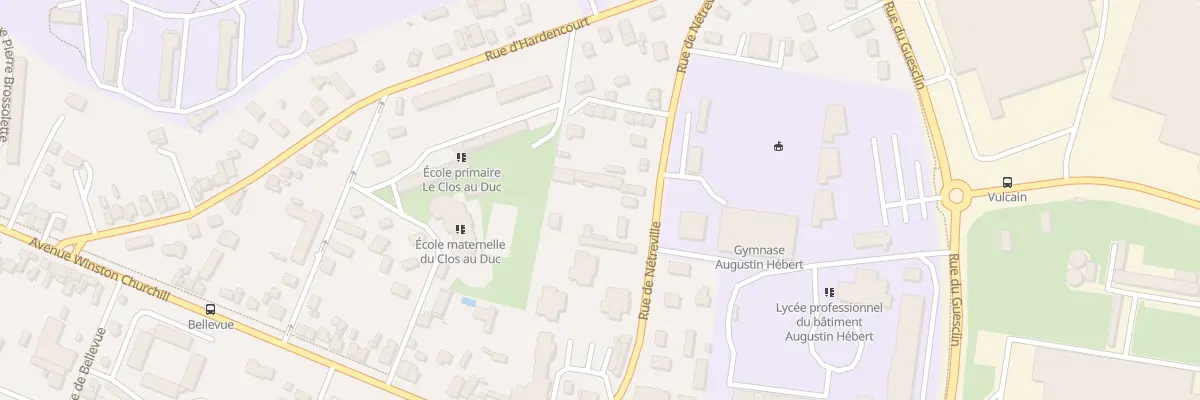 Plan du 19 Rue de Netreville à Évreux