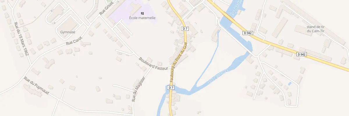 Plan du 5261 Rue du Pont du Gué à Magnac-Laval