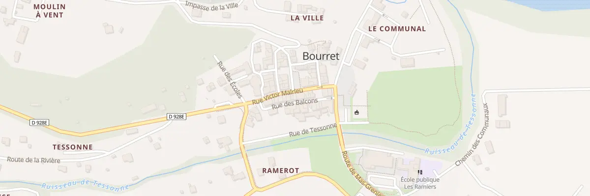 Plan du 5076 Bourret à Bourret