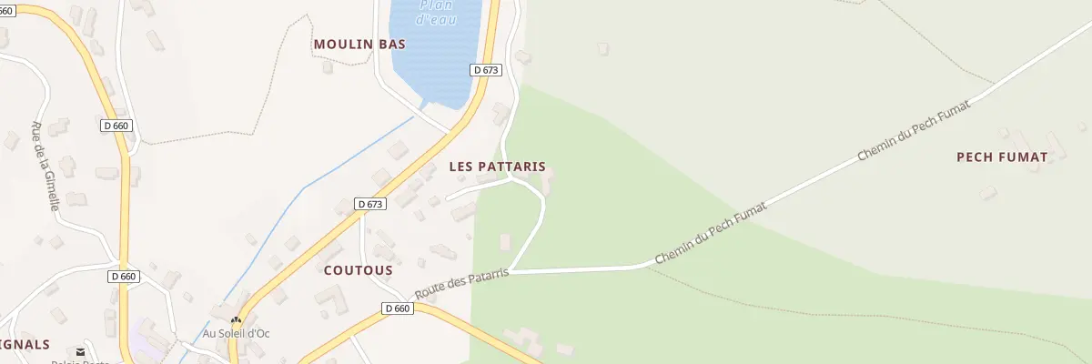 Plan du 5151 Les Pattaris à Frayssinet-le-Gélat
