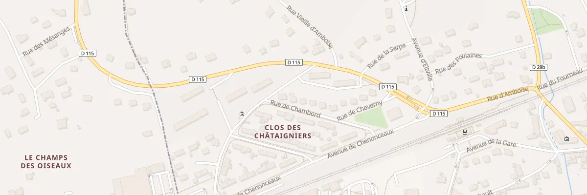 Plan du 8 Rue de Chambord à Montrichard Val de Cher