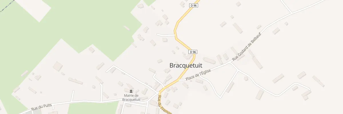 Plan du 38 Pl de l’Eglise à Bracquetuit