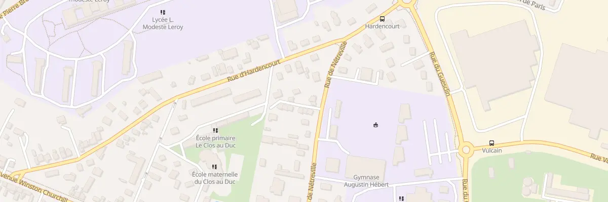 Plan du 39 Rue de Netreville à Évreux