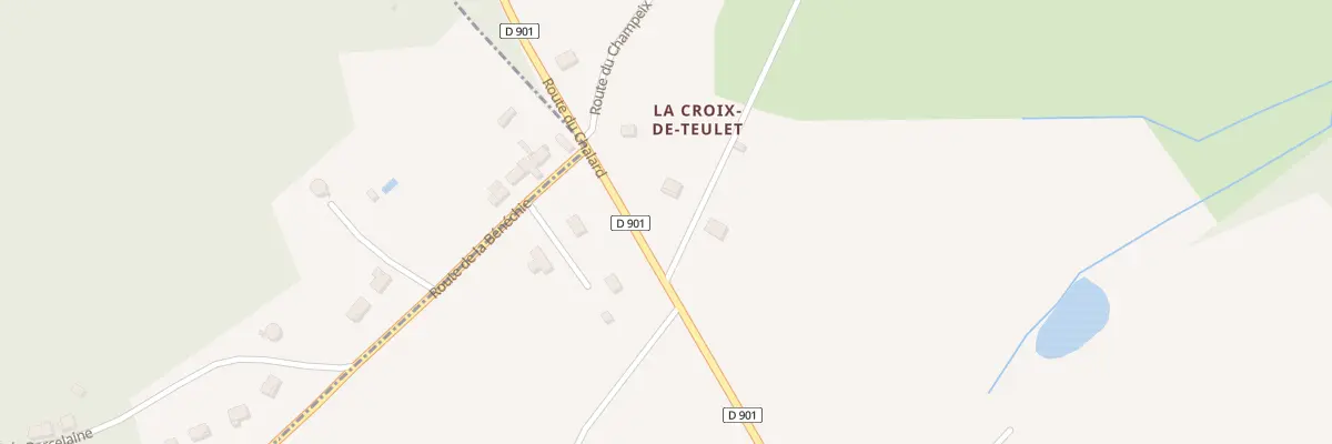 Plan du 72 Rte du Chalard à Saint-Yrieix-la-Perche