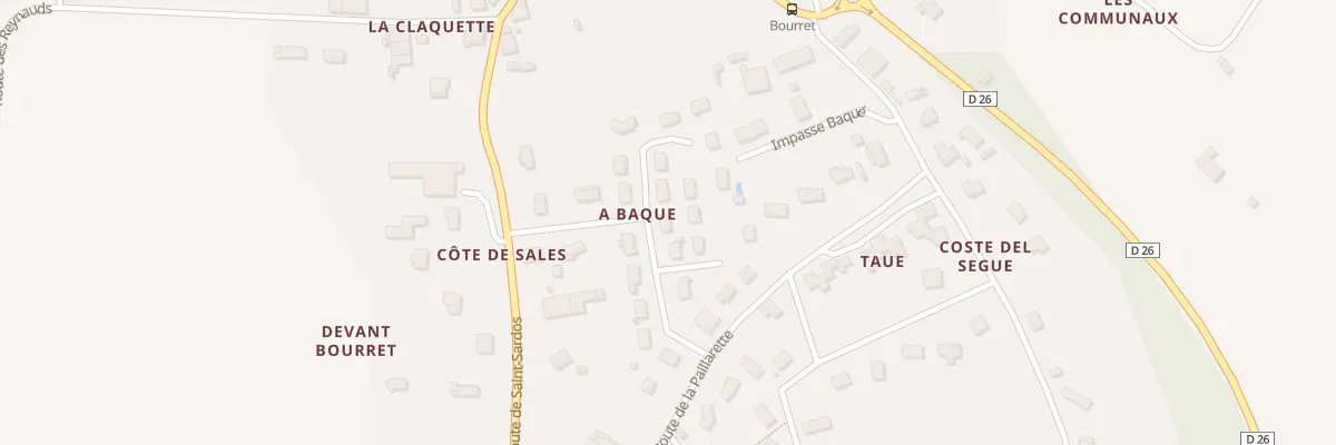 Plan du 5362 A Baque à Bourret