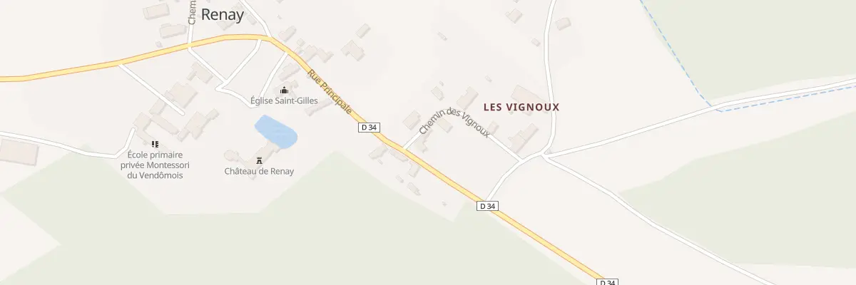 Plan du 4 Rue Principale à Renay