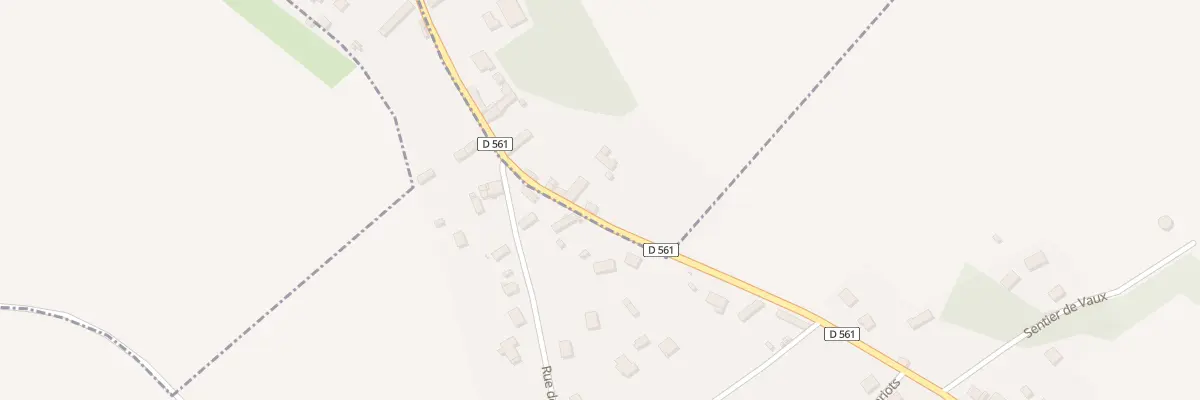 Plan du 2 Rte de Gaudreville à Moisville