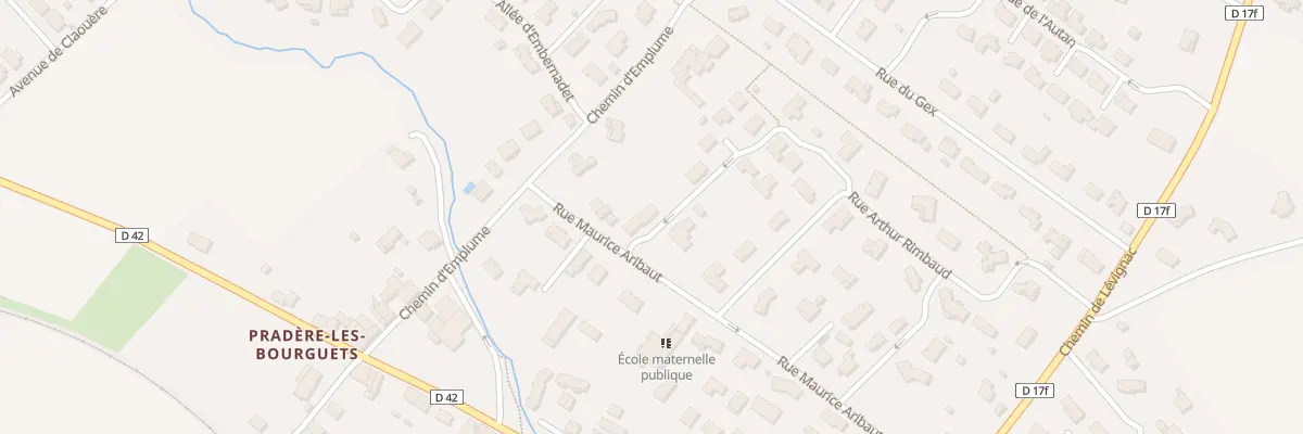 Plan du 18 Rue Etienne de la Boetie à Lasserre-Pradère