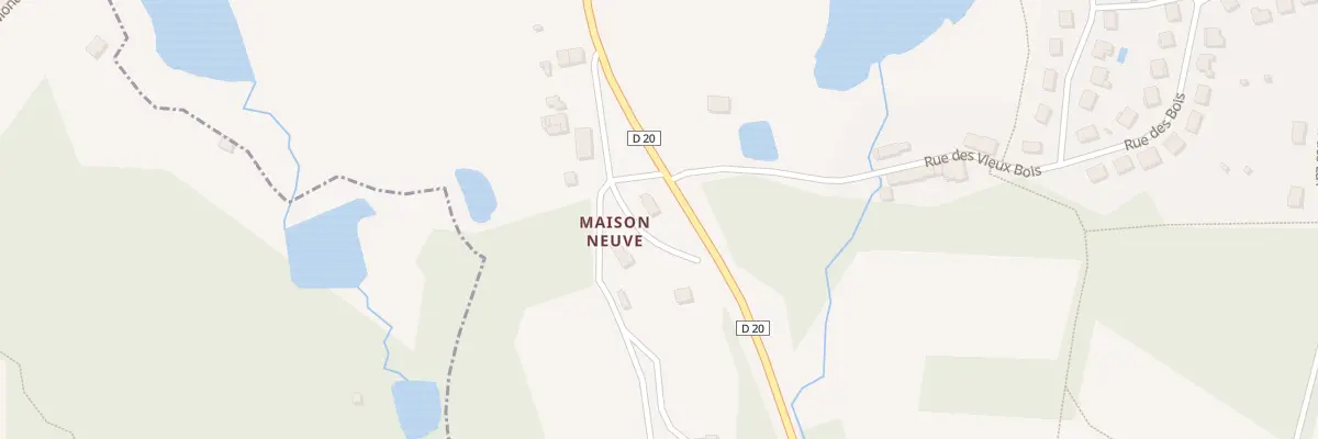 Plan du 11 Maisons Neuves à Nieul