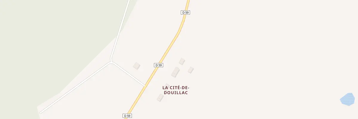 Plan du 92 Rte de Douillac à Saint-Yrieix-la-Perche