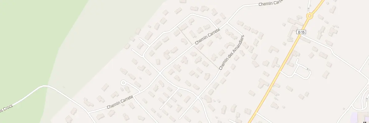 Plan du 625 Che Carrete à Bérat