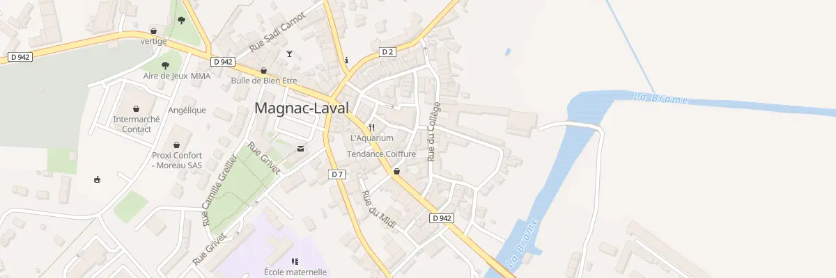 Plan du 8 Rue de la Tour à Magnac-Laval