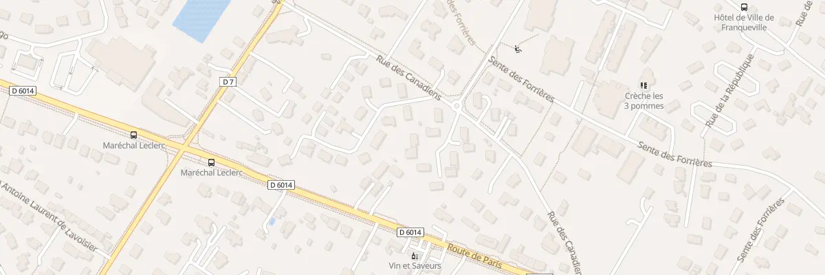 Plan du 235 Rue des Canadiens à Franqueville-Saint-Pierre