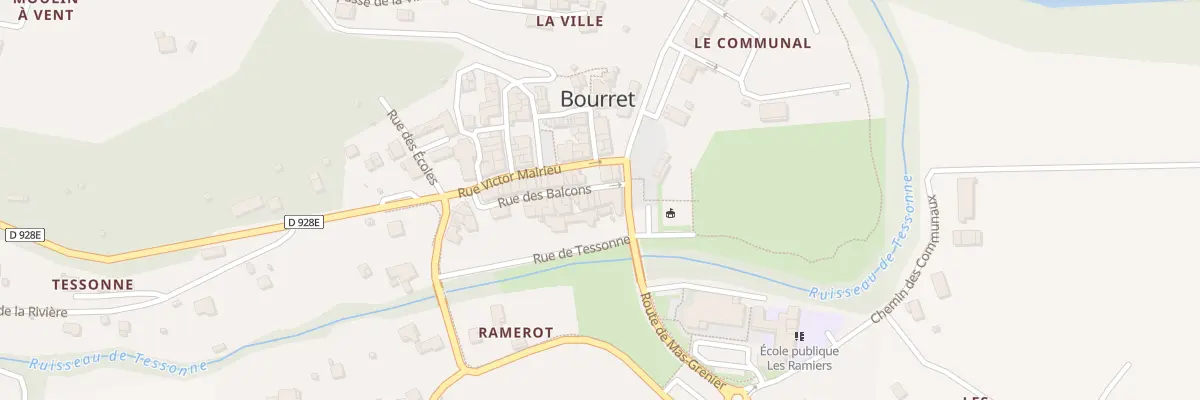 Plan du 5305 Rue des Balcons à Bourret