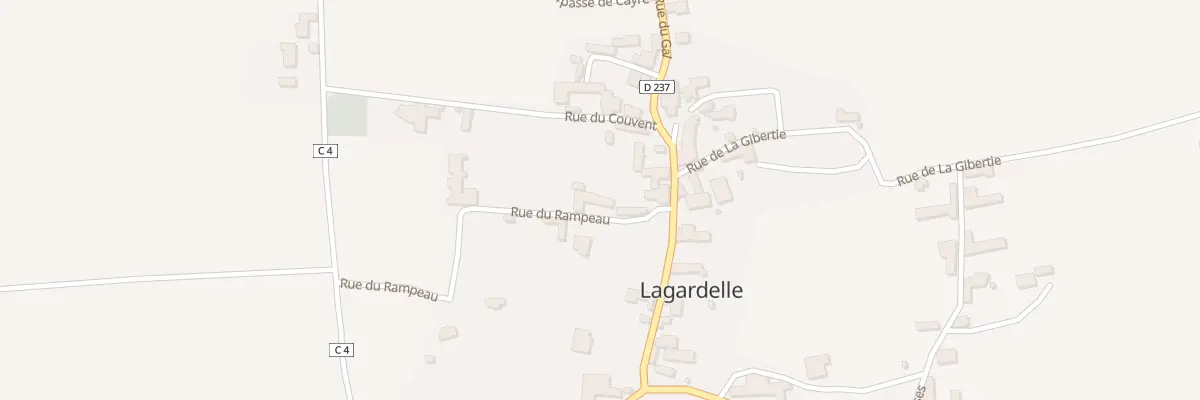 Plan du 5044 Lagardelle à Lagardelle