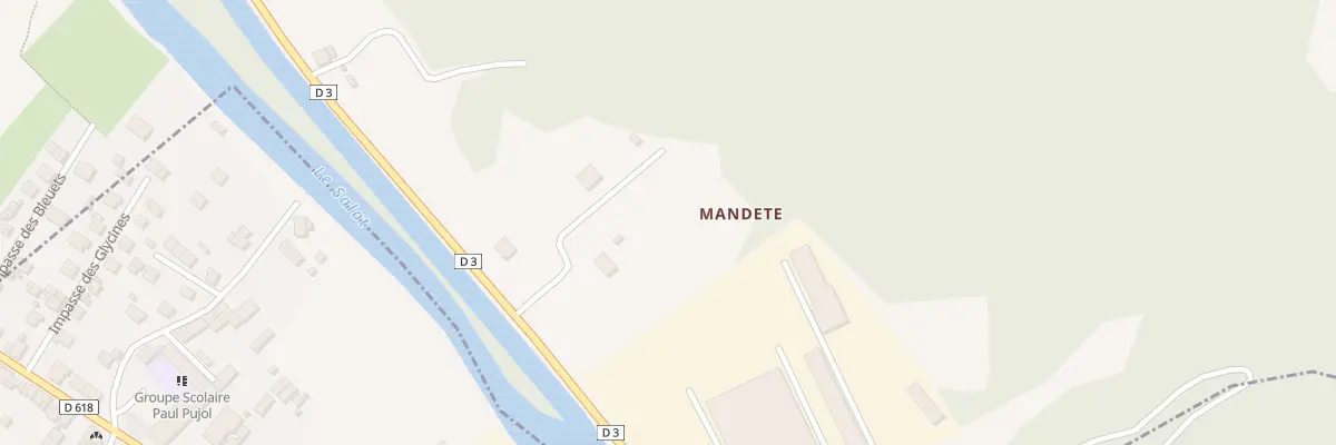 Plan du 9003 Mandete à Saint-Girons