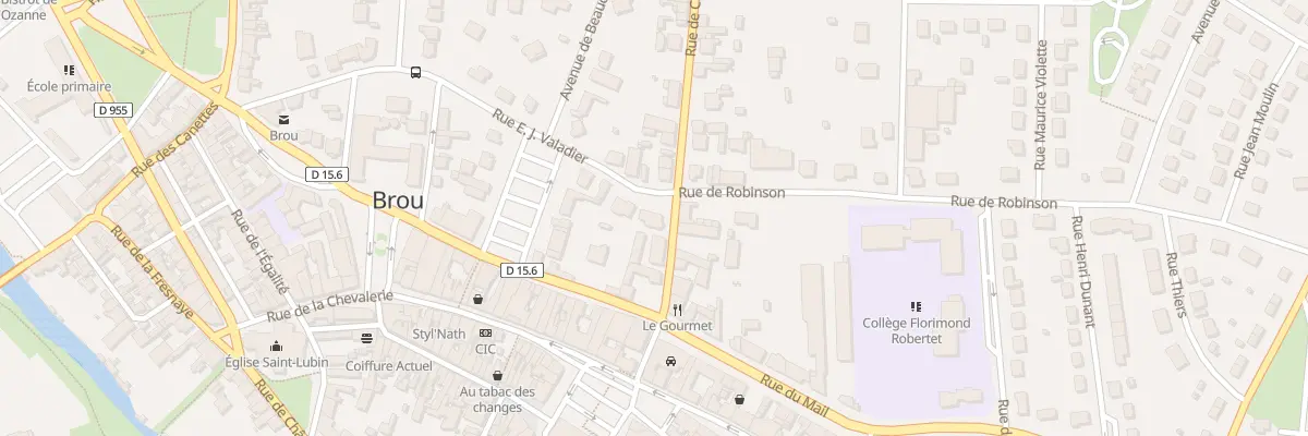 Plan du 18 Rue E J Valadier à Brou