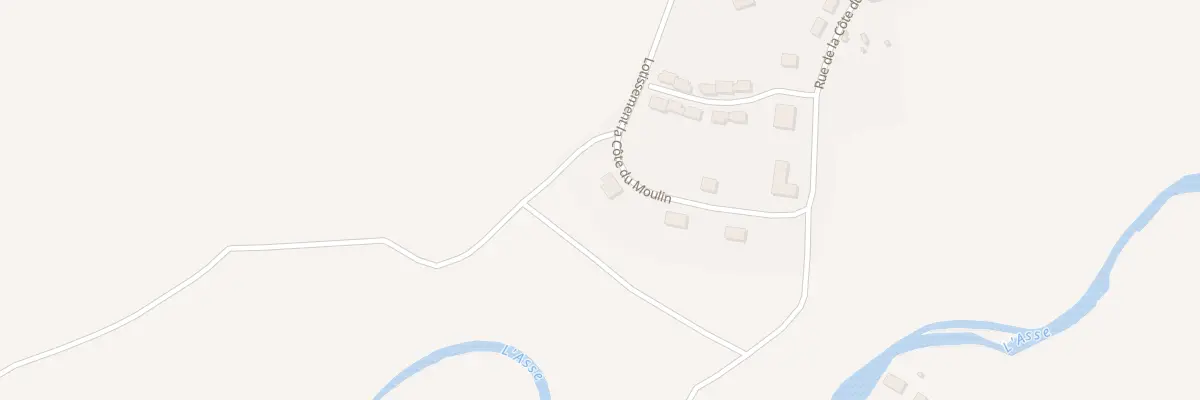 Plan du 11 Cote du Moulin à Lussac-les-Églises