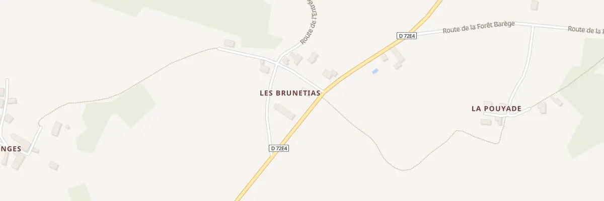Plan du 1 Rte de la Fontaine Avril à Génis