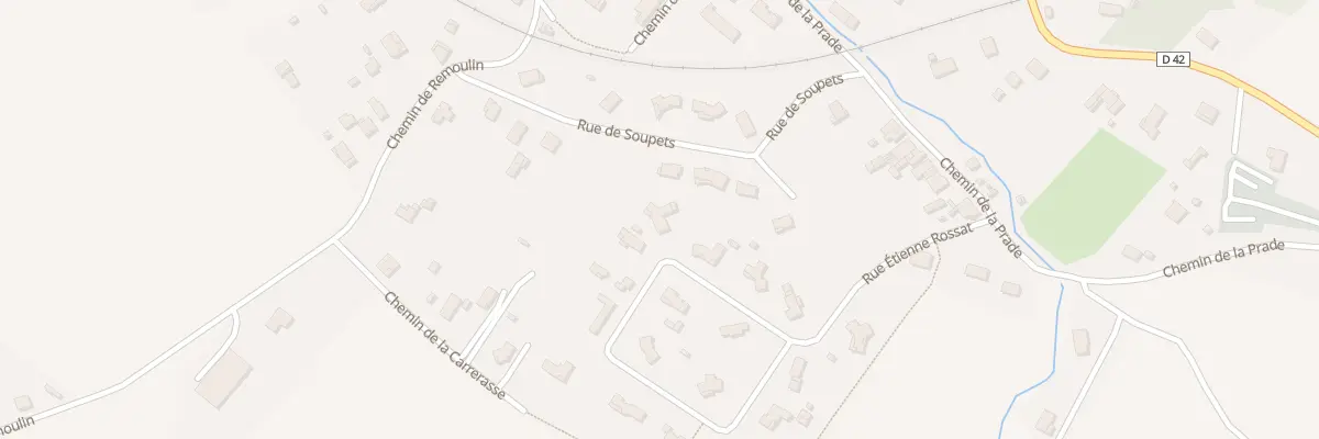 Plan du 21 Rue Etienne Rossat à Lasserre-Pradère