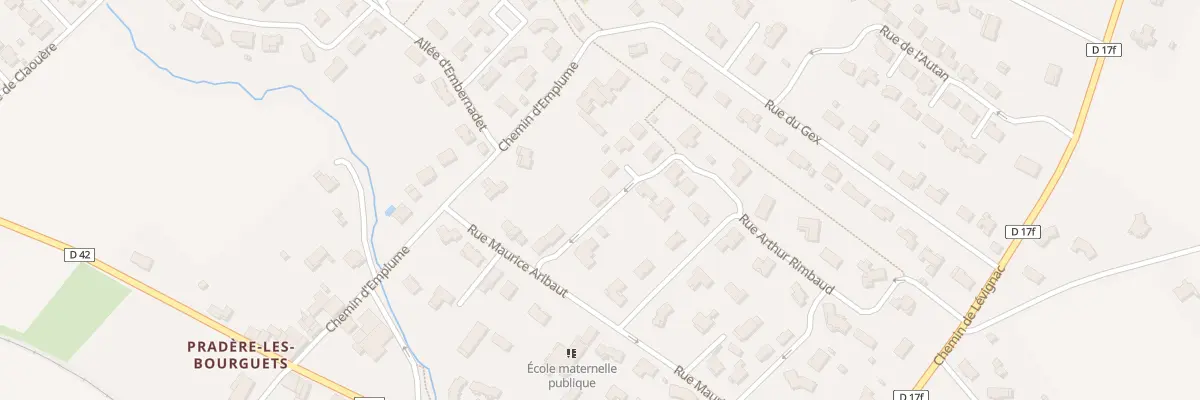 Plan du 14 Rue Etienne de la Boetie à Lasserre-Pradère
