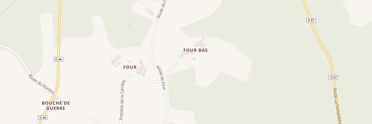 Plan du 5047 Four à Pomarède