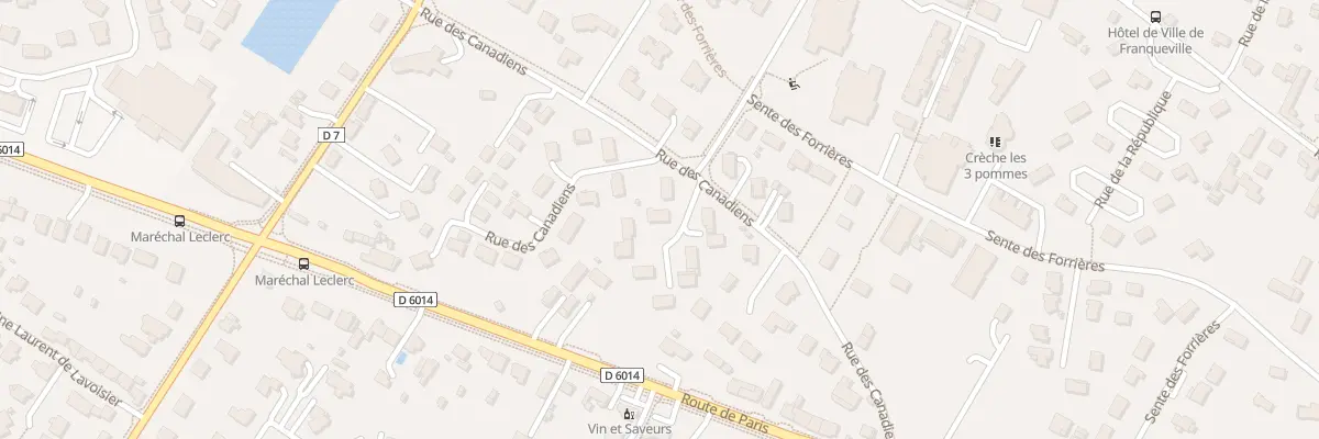 Plan du 233 Rue des Canadiens à Franqueville-Saint-Pierre