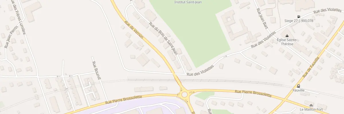 Plan du 7 Rue du Bois Saint Jean à Évreux