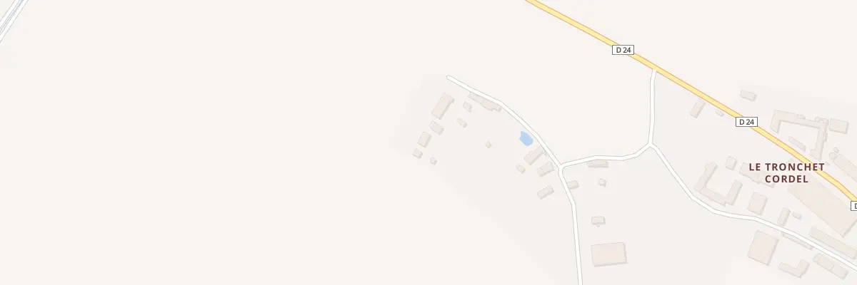 Plan du 12 Le Tronchay Cordel à Digny