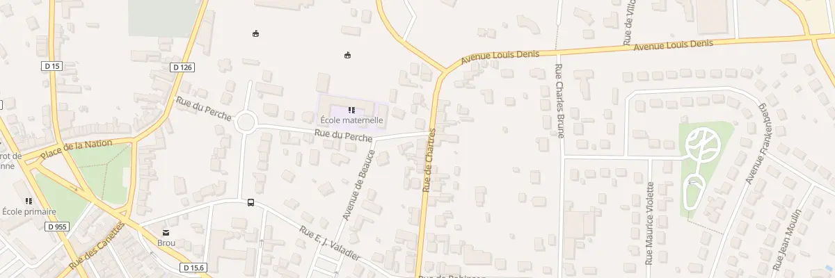 Plan du 29 Rue de Chartres à Brou