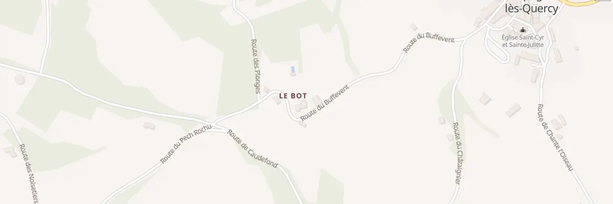 Plan du 121 Les Plonges à Campagnac-lès-Quercy