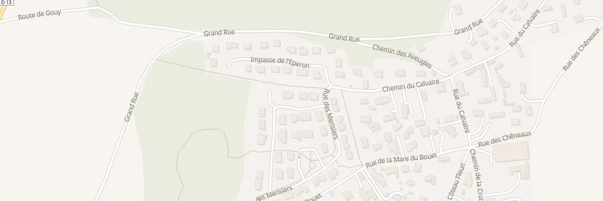 Plan du 34 Rue des Chênes à Ymare