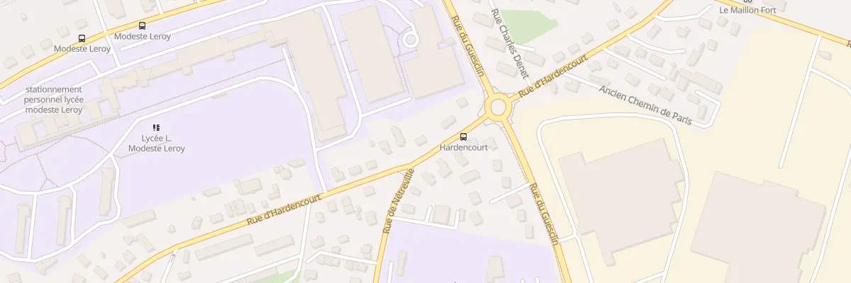 Plan du 59 Rue d’Hardencourt à Évreux
