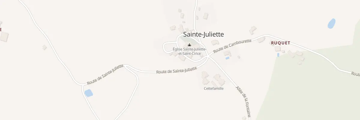 Plan du 5036 Sainte Juliette à Sainte-Juliette