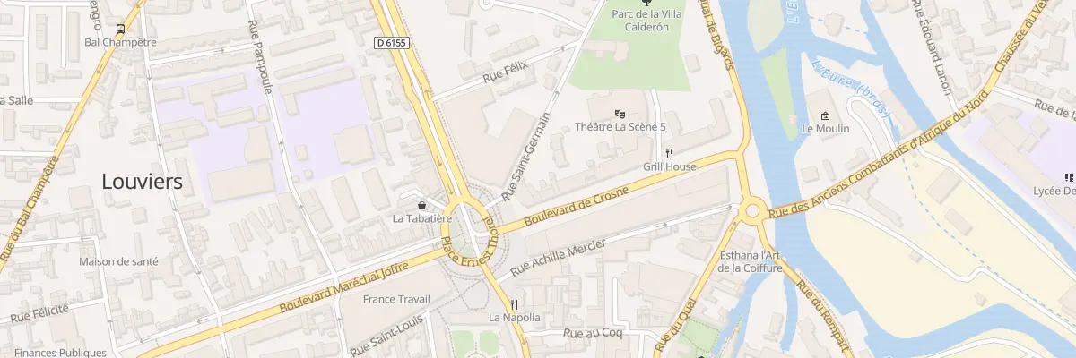 Plan du 2 Rue Saint Germain à Louviers
