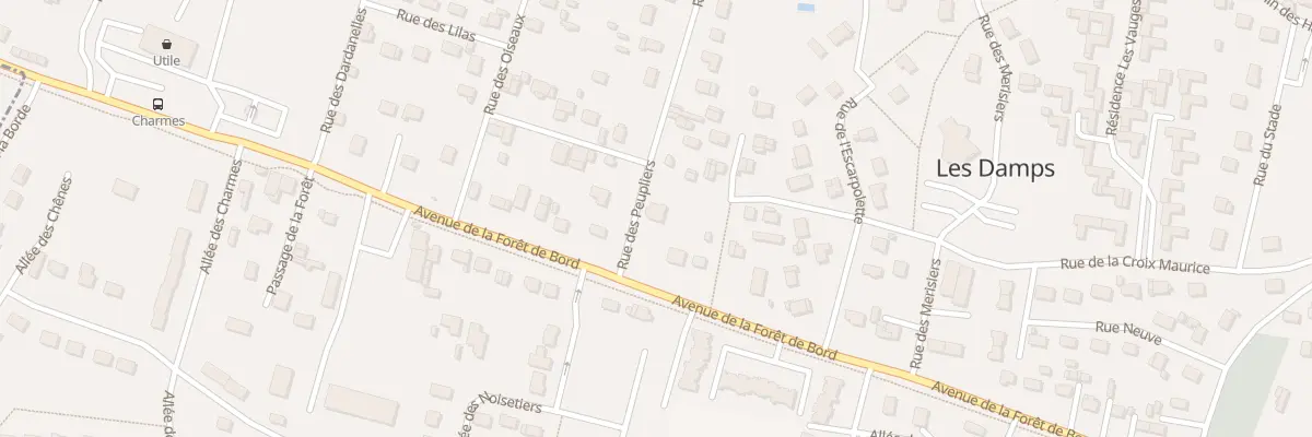 Plan du 22 Rue des Peupliers aux Damps