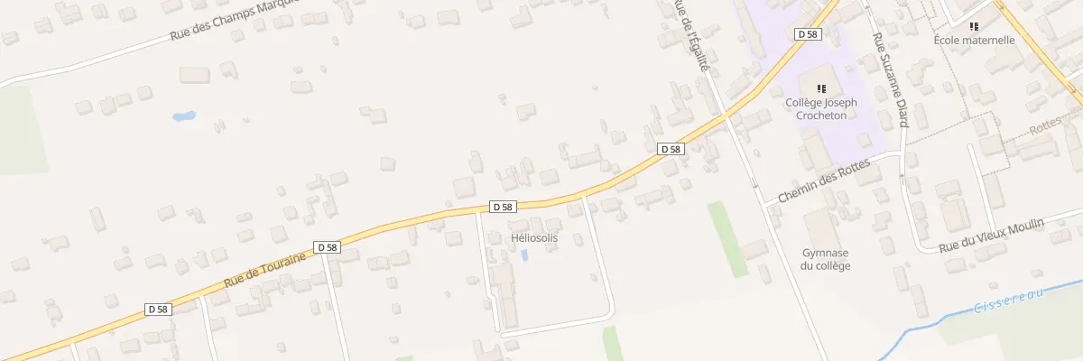 Plan du 39 Rue de Touraine à Veuzain-sur-Loire
