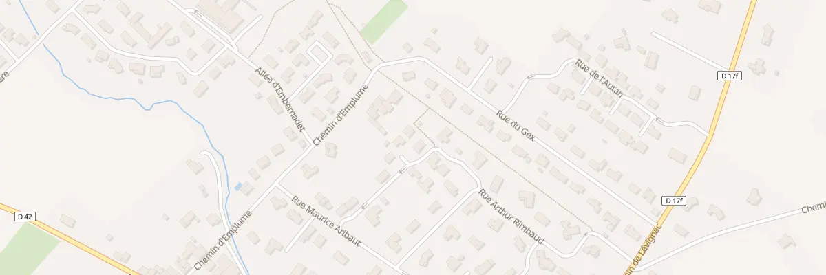 Plan du 6 Rue Etienne de la Boetie à Lasserre-Pradère