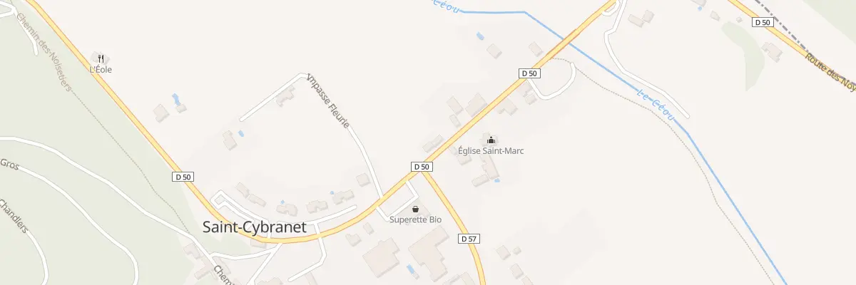 Plan du 11 Plaine de Lalbarede à Saint-Cybranet